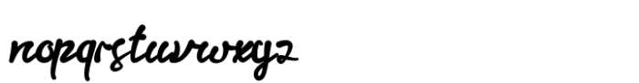Bromise Font LOWERCASE
