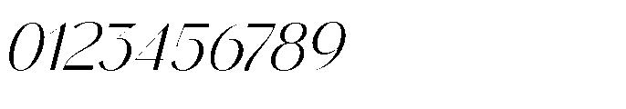 Bromlis Italic Font OTHER CHARS