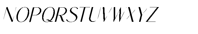 Bromlis Italic Font UPPERCASE