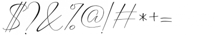 Bromo Plateau Script Font OTHER CHARS