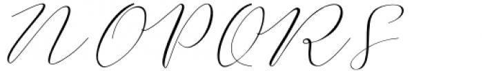 Bromo Plateau Script Font UPPERCASE