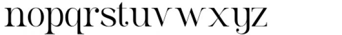 Bromo Plateau Serif Font LOWERCASE