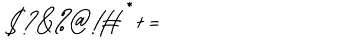 Bromrose Sands Signature Font OTHER CHARS