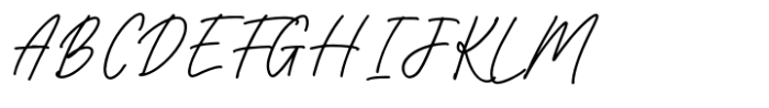 Bromrose Sands Signature Font UPPERCASE