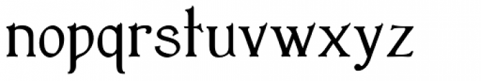 Bromwich Font LOWERCASE