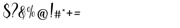 Brondant Font OTHER CHARS