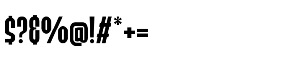 Bronex Pro Black Font OTHER CHARS