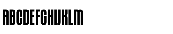 Bronex Pro Black Font UPPERCASE