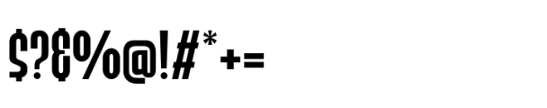 Bronex Pro Extra Bold Font OTHER CHARS