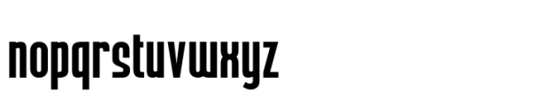 Bronex Pro Extra Bold Font LOWERCASE
