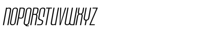 Bronex Pro Light Italic Font UPPERCASE