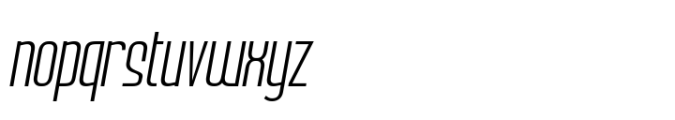 Bronex Pro Light Italic Font LOWERCASE