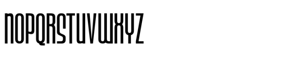 Bronex Pro Semi Bold Expd Font UPPERCASE