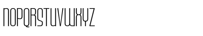 Bronex Pro Ultra Light Font UPPERCASE