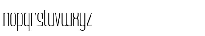 Bronex Pro Ultra Light Font LOWERCASE