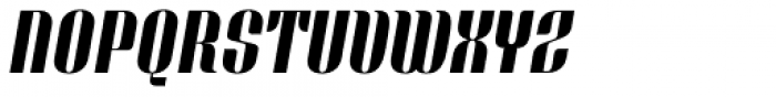 Bronsimard Bold Italic Font UPPERCASE