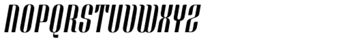 Bronsimard Extra Light Italic Font UPPERCASE