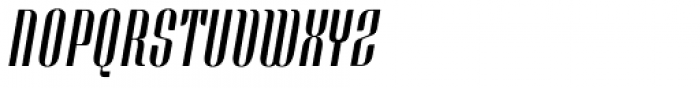 Bronsimard Thin Italic Font UPPERCASE