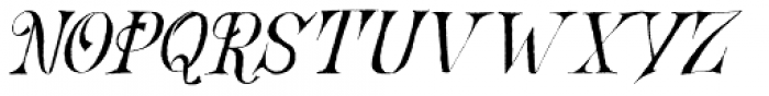 Bronwen Italic Font UPPERCASE