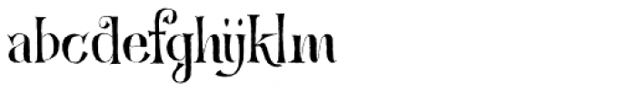 Bronwen Regular Font LOWERCASE