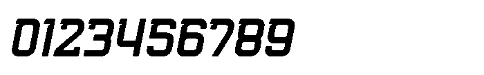 Bronzet Italic Font OTHER CHARS