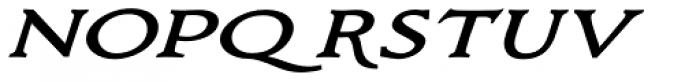 Bronzino Oblique Font LOWERCASE