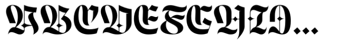 Bronzion Castle Regular Font UPPERCASE