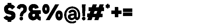 Broock Bold Font OTHER CHARS