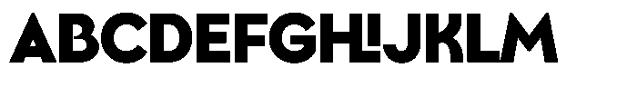 Broock Bold Font UPPERCASE