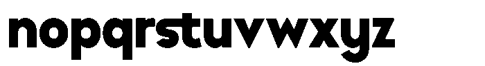 Broock Bold Font LOWERCASE