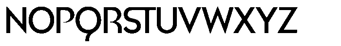Broock Regular Font UPPERCASE