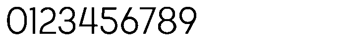 Broock Thin Font OTHER CHARS
