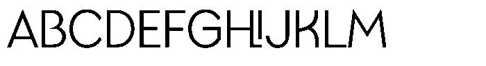 Broock Thin Font UPPERCASE