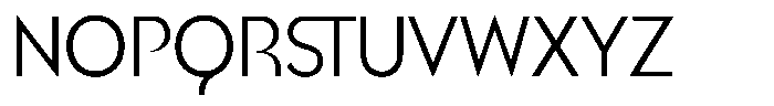 Broock Thin Font UPPERCASE