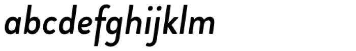 Brooklyn Heritage Sans Condensed Regular Italic Font LOWERCASE