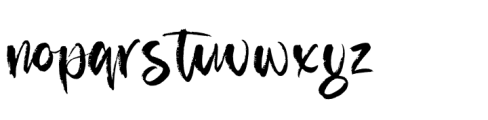 Brooks Martinez Regular Font LOWERCASE