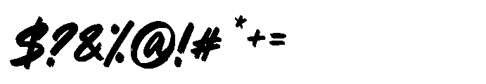 Broomsky Font OTHER CHARS