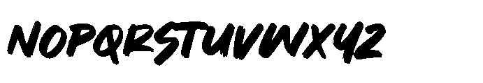 Broomsky Font LOWERCASE