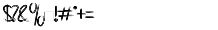 Broosh Font OTHER CHARS