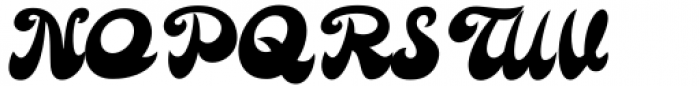 Broost Italic Font UPPERCASE