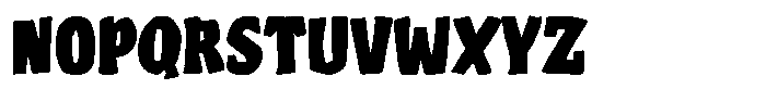 Bros Pops Font UPPERCASE