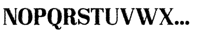 Broseki Distort Font UPPERCASE