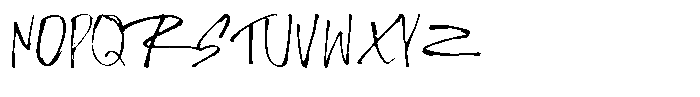 Brosgty Font UPPERCASE