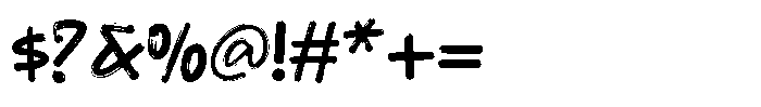 Brosnoirs Regular Font OTHER CHARS
