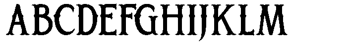 Broteli Regular Font UPPERCASE