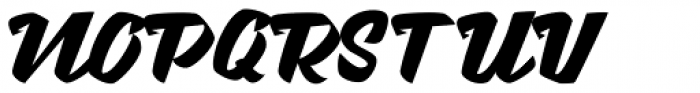 Brotha Script Regular Font UPPERCASE