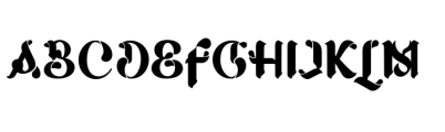 Brotherly Regular Font UPPERCASE