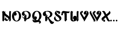 Brotherly Regular Font UPPERCASE