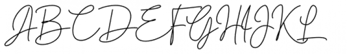 Brotherside Signature Regular Font UPPERCASE