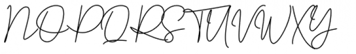 Brotherside Signature Regular Font UPPERCASE